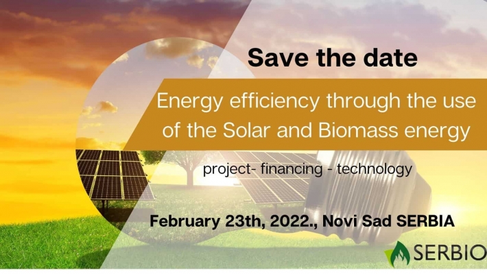 Event Announcement, February 23th, 2022 - Solar Energy and Cogeneration in Serbia and region