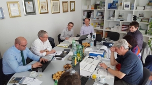 The Steering Comitte of the BioRes project and a workshop on informing users of woody biomass